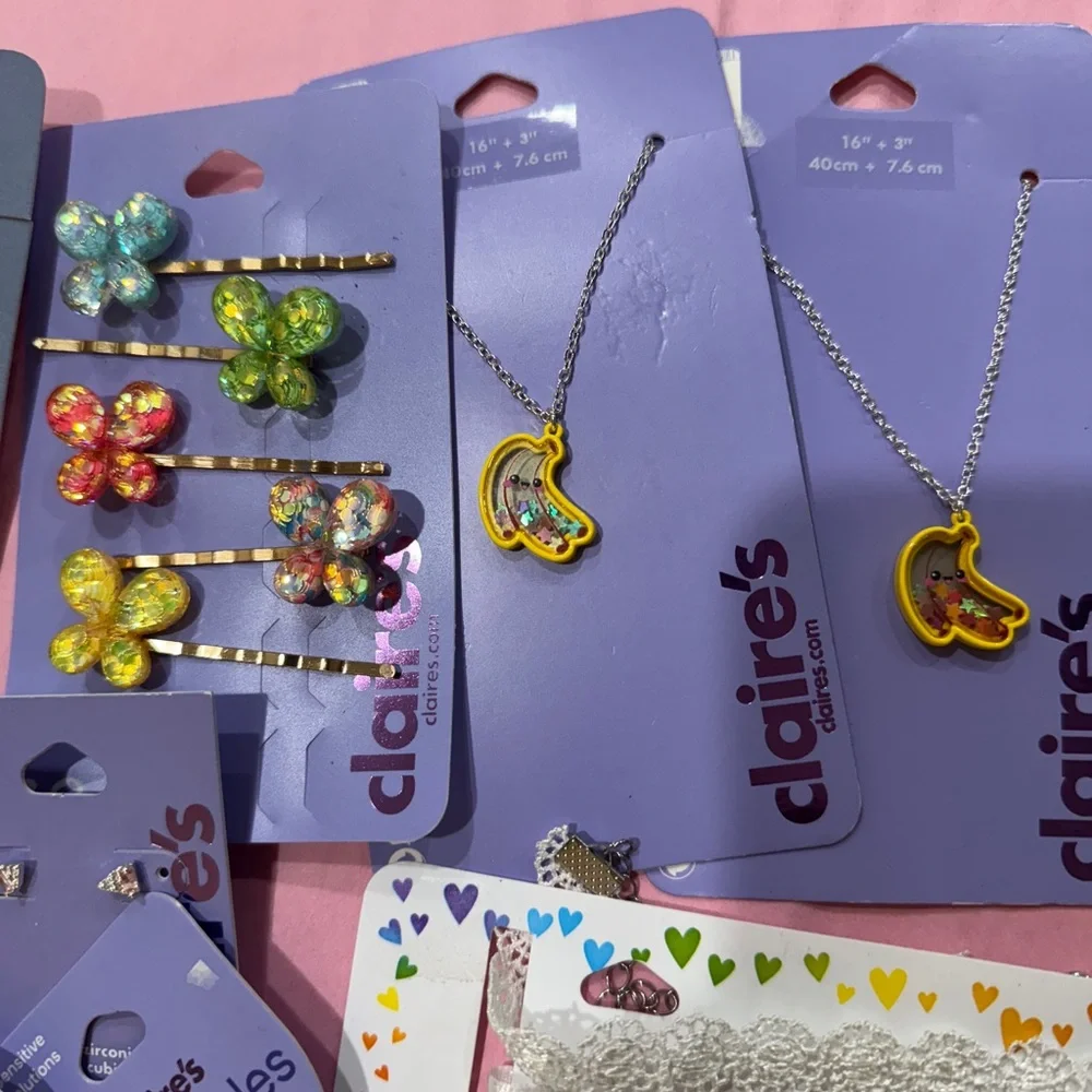 NWT Claire’s Girls’ Jewelry Accessories💜 💜